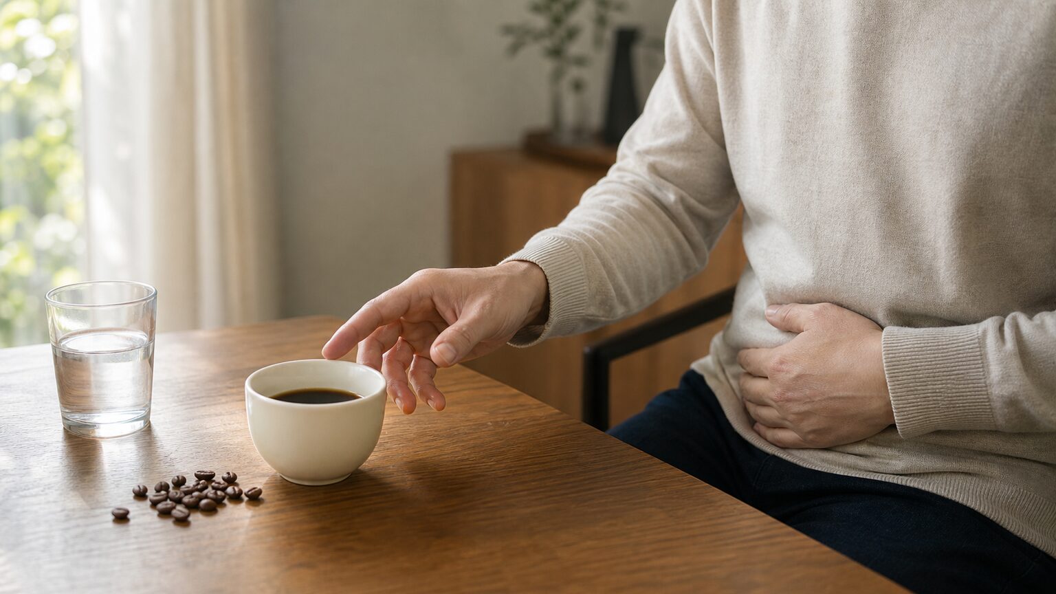 コーヒーでガスが溜まると感じたら？まず試したい切り分け方と判断基準