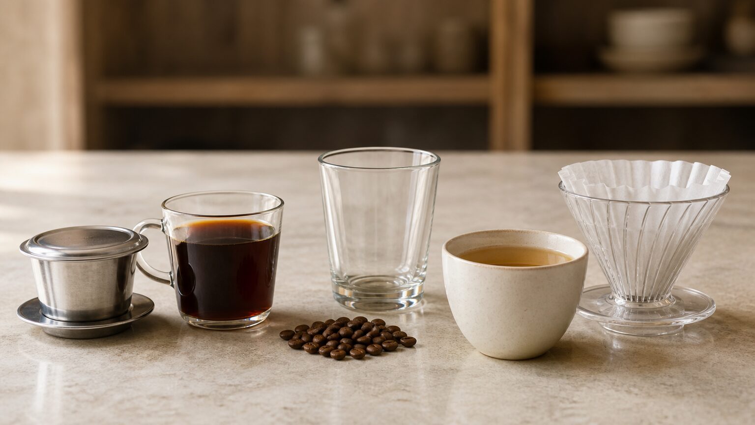 コーヒーのタンニンは一律に抜くのではなく、目的を決めて扱う