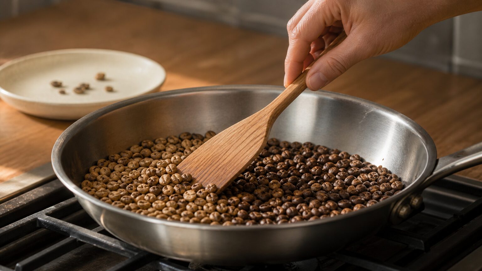 フライパンでの再焙煎は可能だが、直せるのは焙煎度だけ