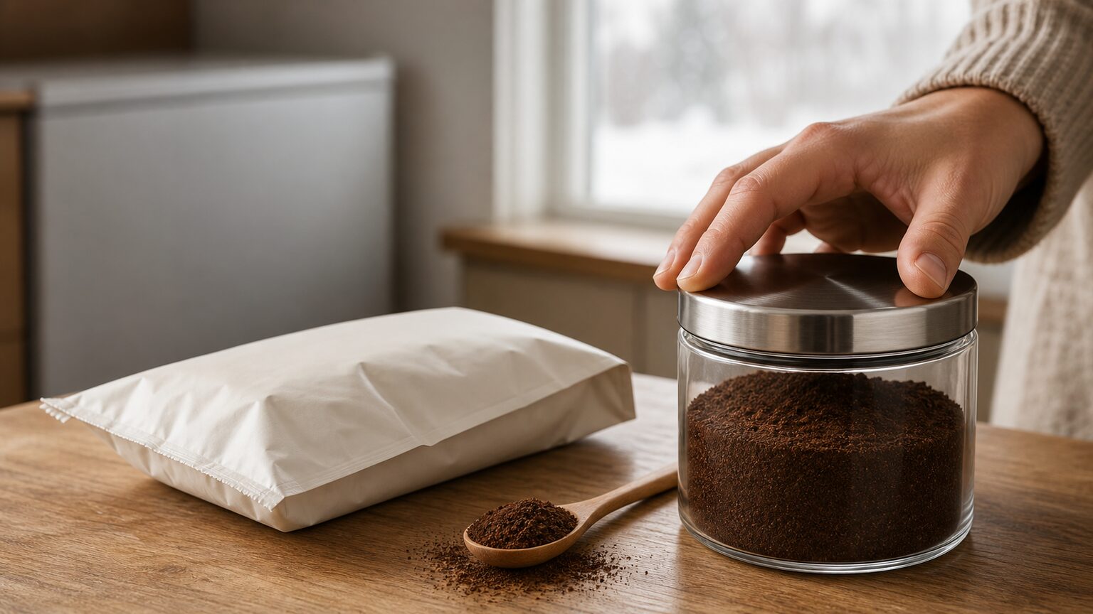 結論:コーヒー粉は密閉と結露対策を優先して保存する