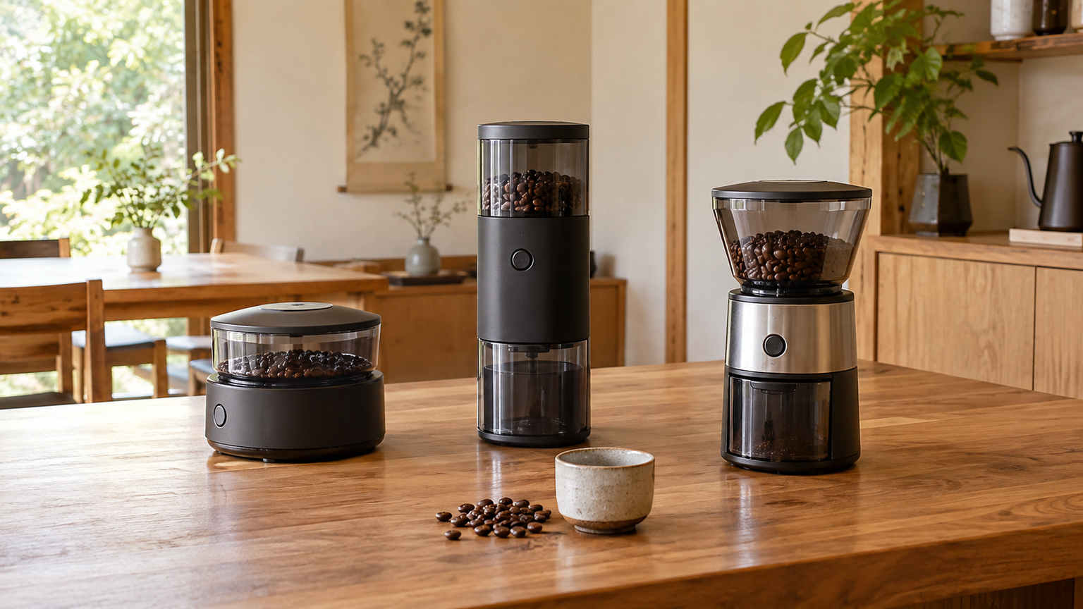 【厳選10アイテム】Fellowの電動コーヒーグラインダー「Ode Brew Grinder Gen2」または「Opus」1件と比較対象9件を比較