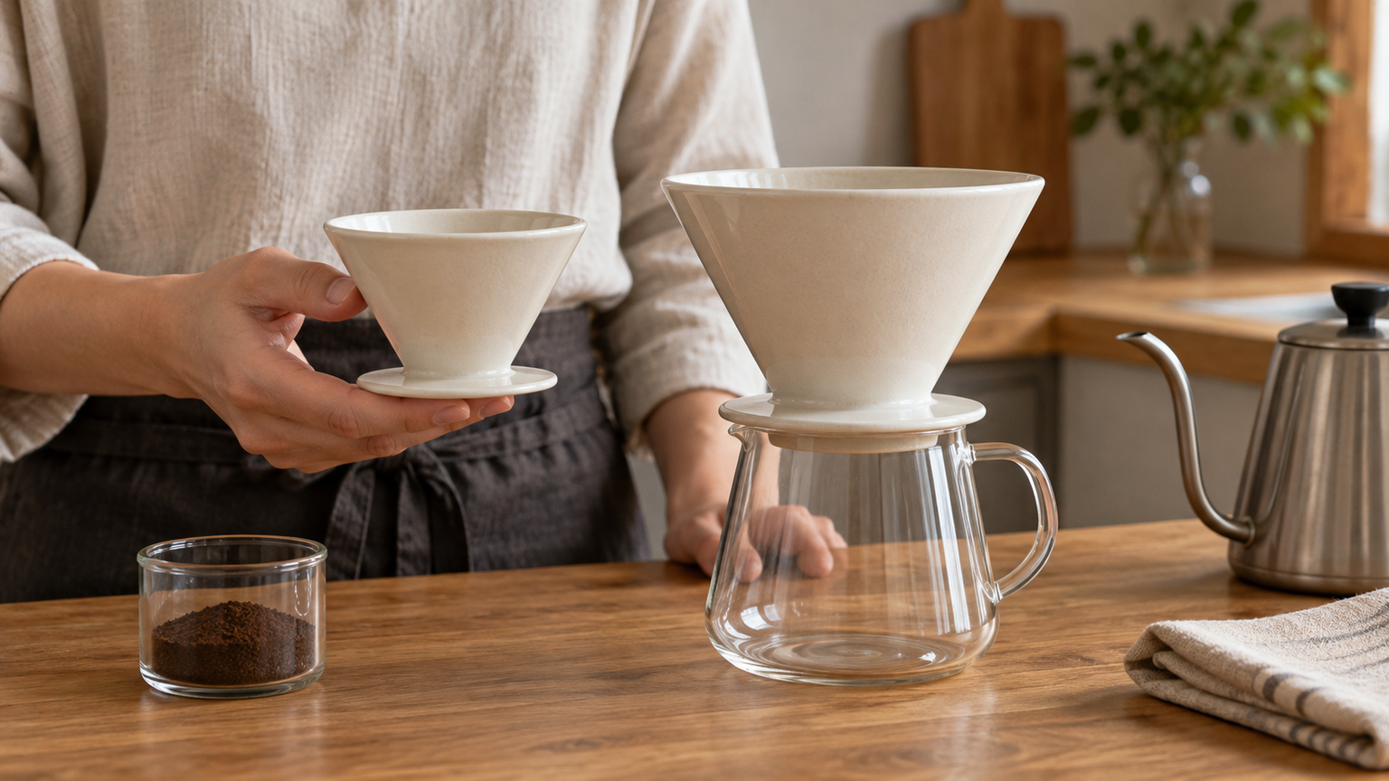 HARIO V60の01と02の違いを判断する5つの基準